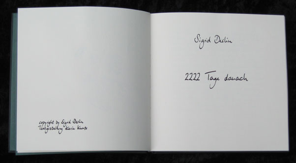 Buchunikate Sigrid Derlin